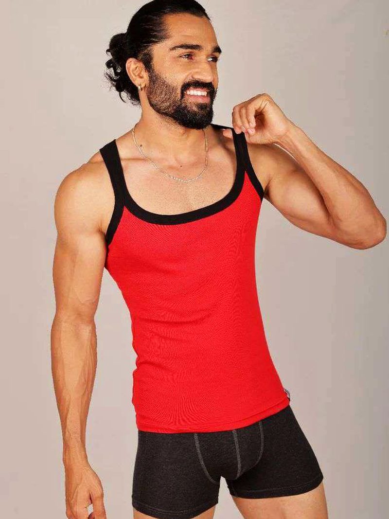 Coloured Gym Vest — Viswak GVC-101